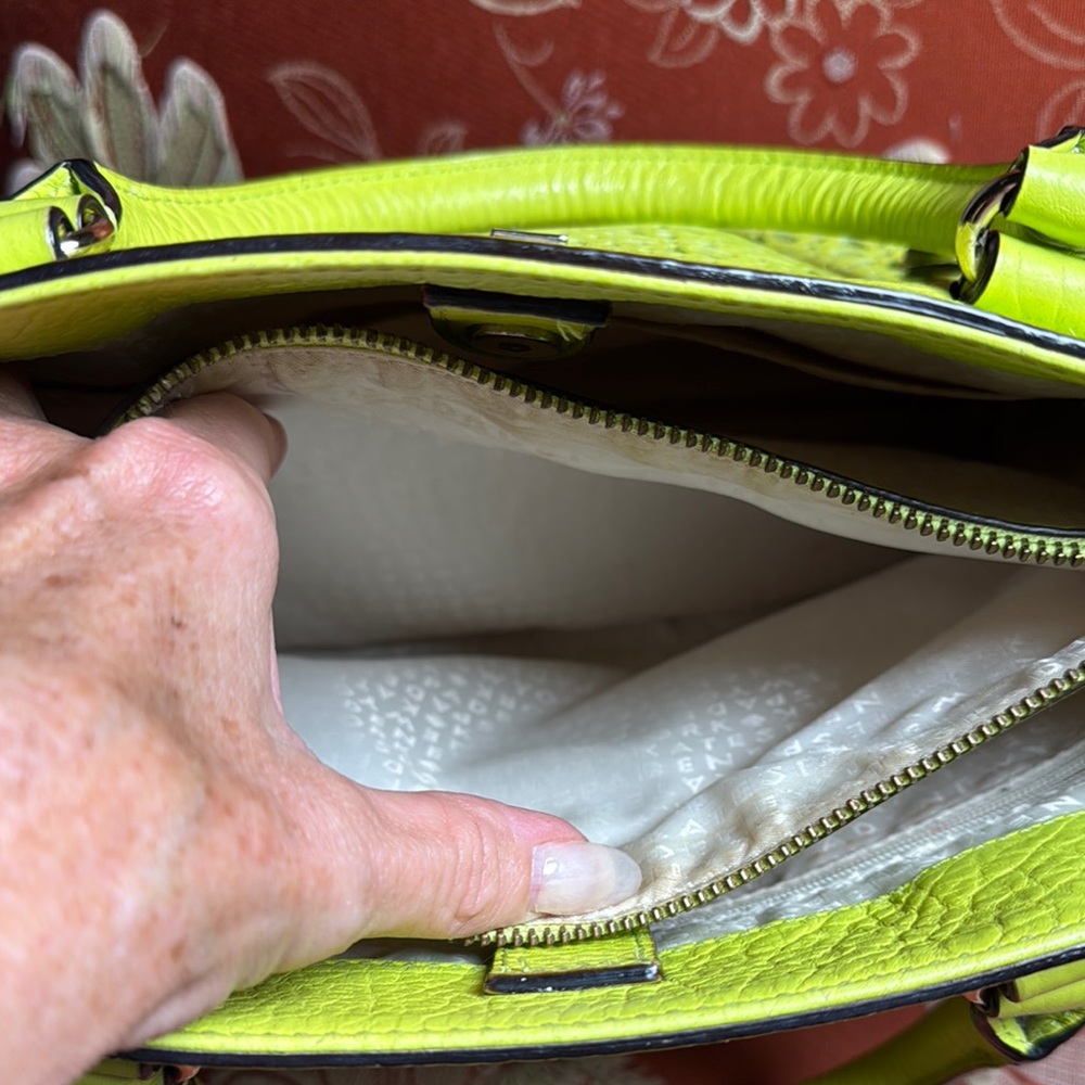 Kate Spade Green Satchel with Textured Design - Picture 15 of 16